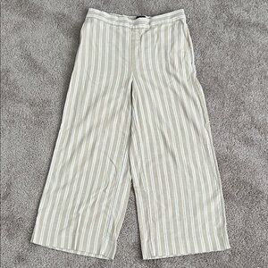 Banana Republic Rowan Striped Wide-Leg Pants